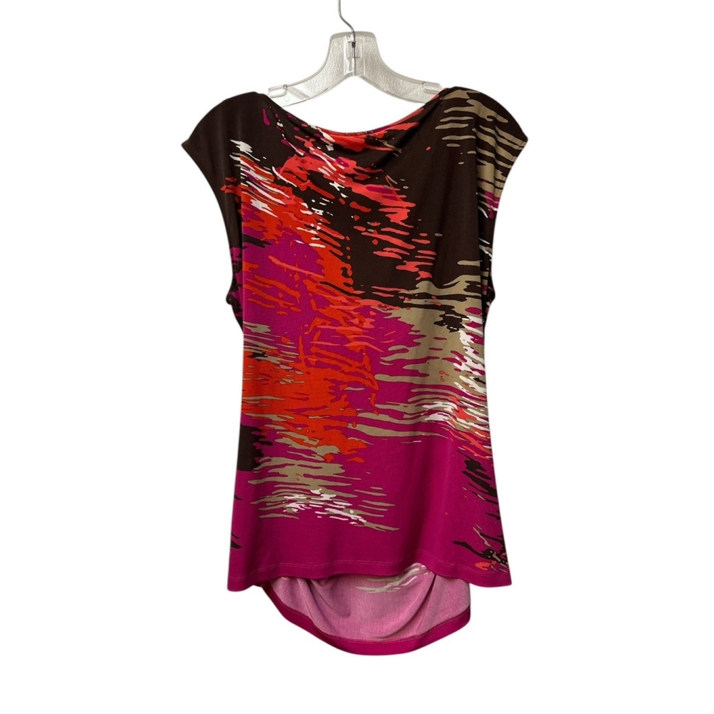 Chaus New York Sleeveless Cowl Pleats Career Shell Top Blouse Womens XL - Picture 12 of 12